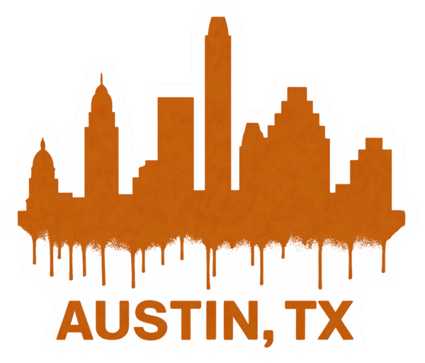 austin skyline burnt