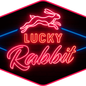 lucky rabbit neon
